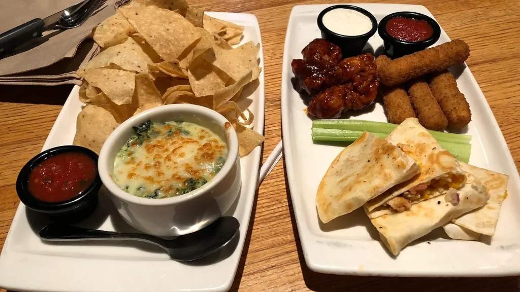 Appetizers entrees